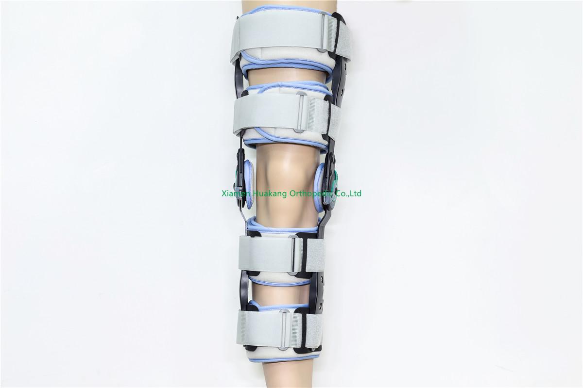 adjustable roam hinged knee immobilization protector
