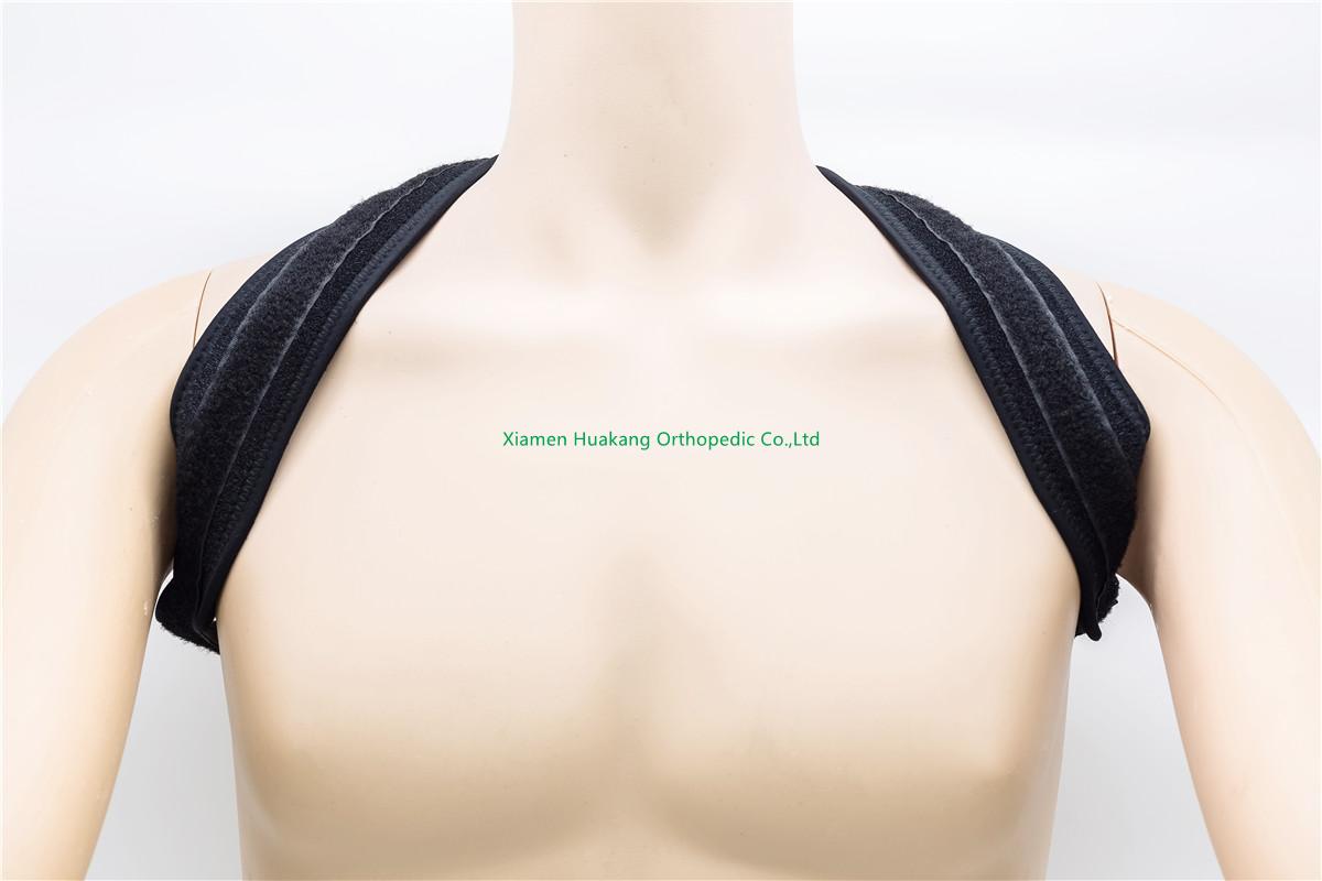 Nylon clavicle belts for upper spinal braces