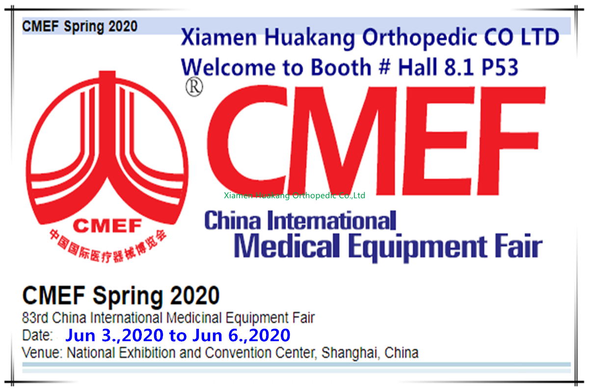 CMEF medical products orthopedic braces devices