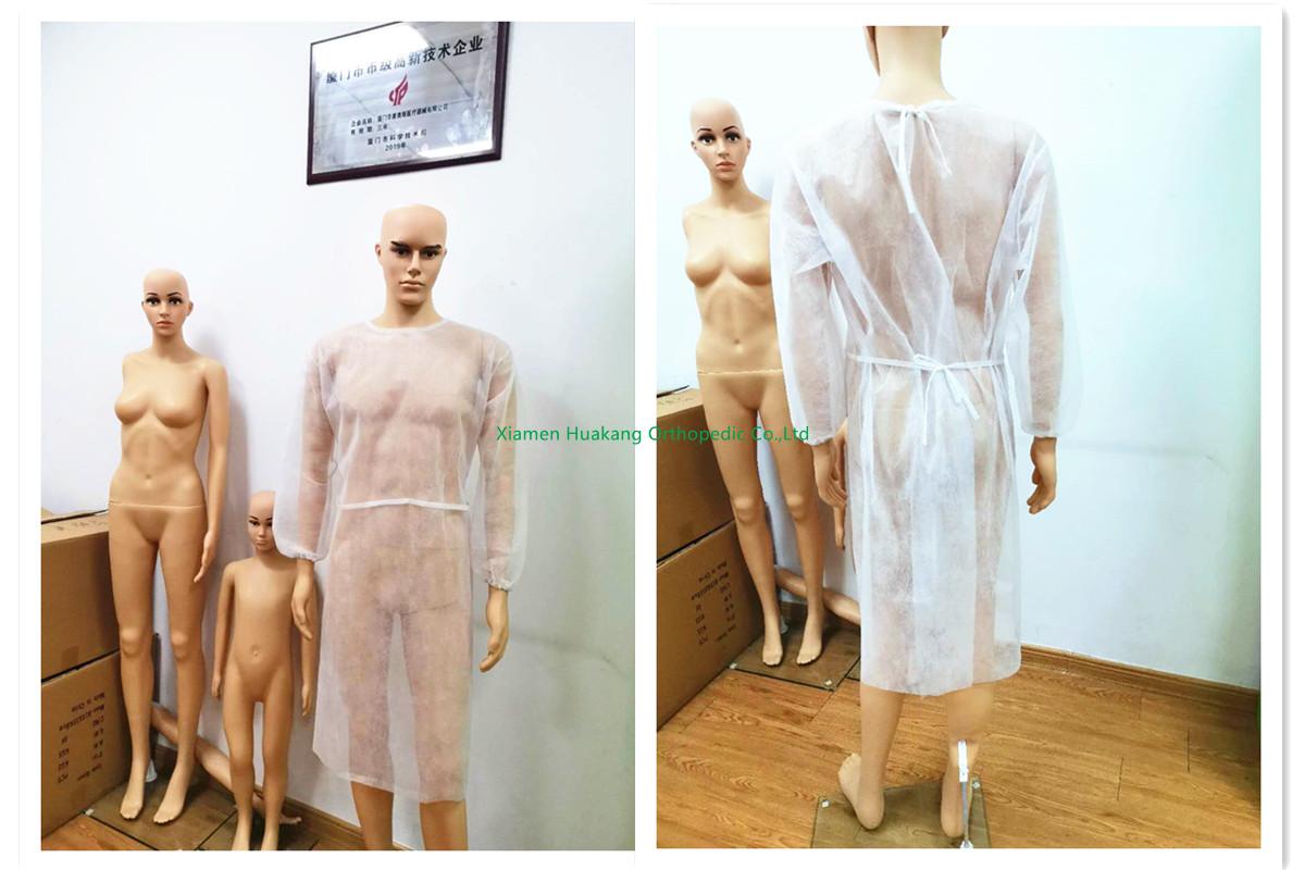 Disposable isolation gown protective suit